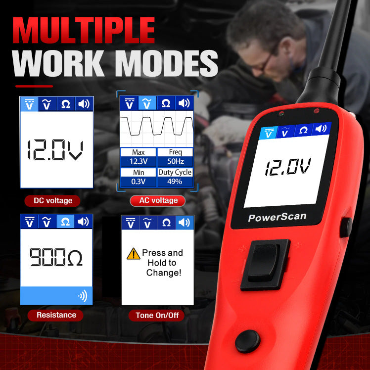 Autel PowerScan PS100 Circuit Tester – All-in-One Electrical System Diagnostic Tool