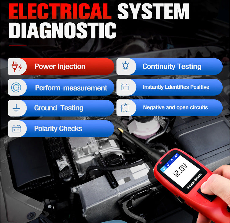 Autel PowerScan PS100 Circuit Tester – All-in-One Electrical System Diagnostic Tool