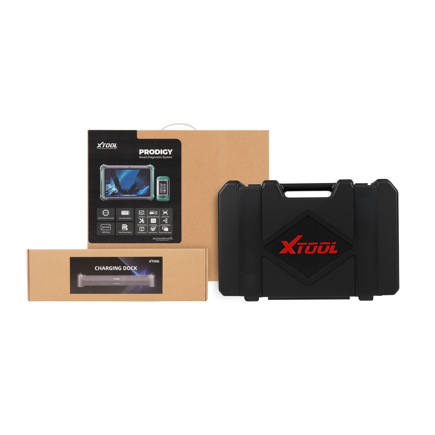 XTOOL PRODIGY Flagship Smart Diagnosis System, for Tesla vehicles, gasoline, and hybrid vehicles