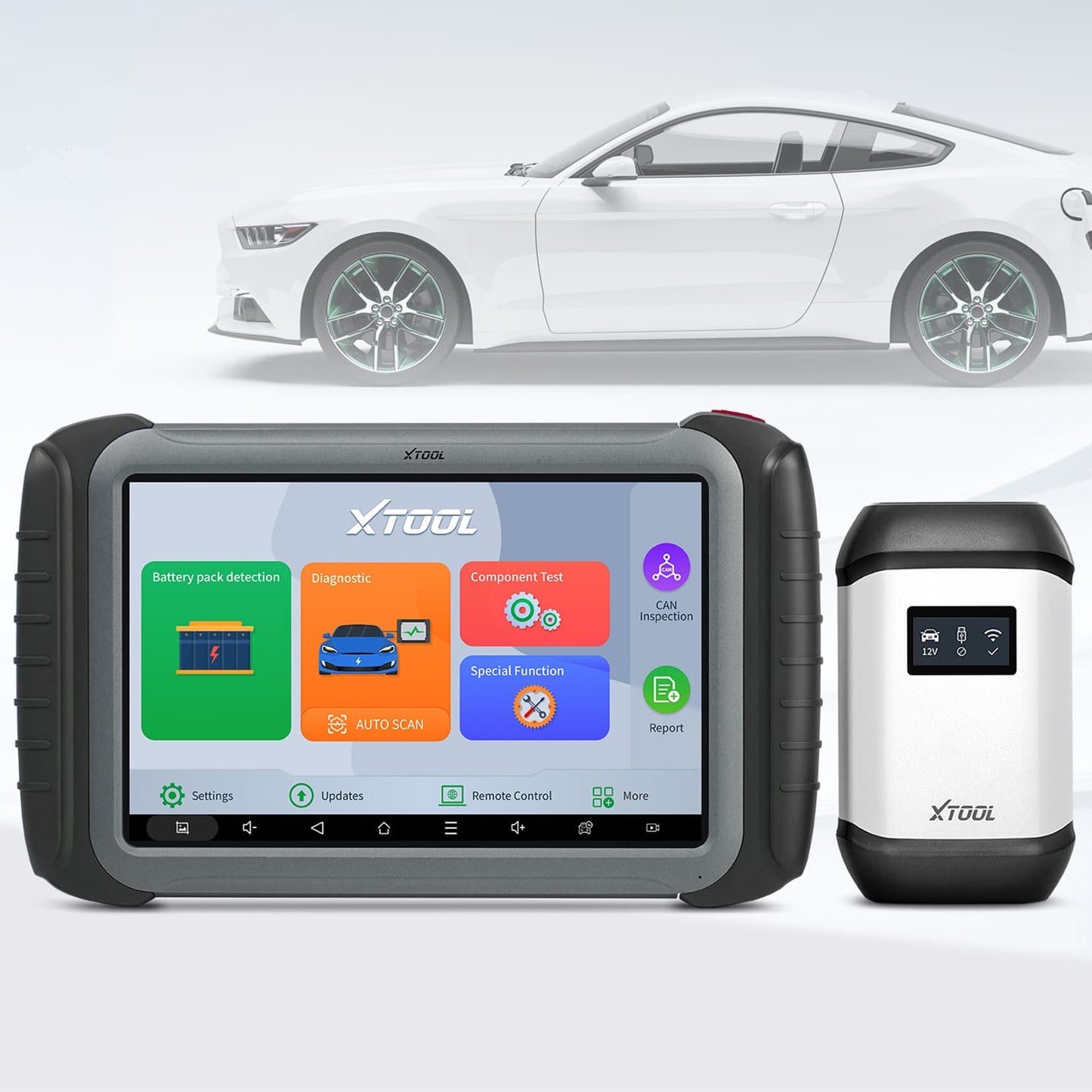 جهاز تشخيص أعطال السيارات الكهربائية والبنزين XTOOL E2S - أداة شاملة للسيارات الكهربائية والهجينة وسيارات تسلا