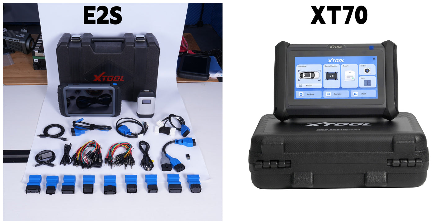 XT70 + E2S Smart Diagnostic Bundle – Universal & EV Full-System Scanner Kit for Workshops