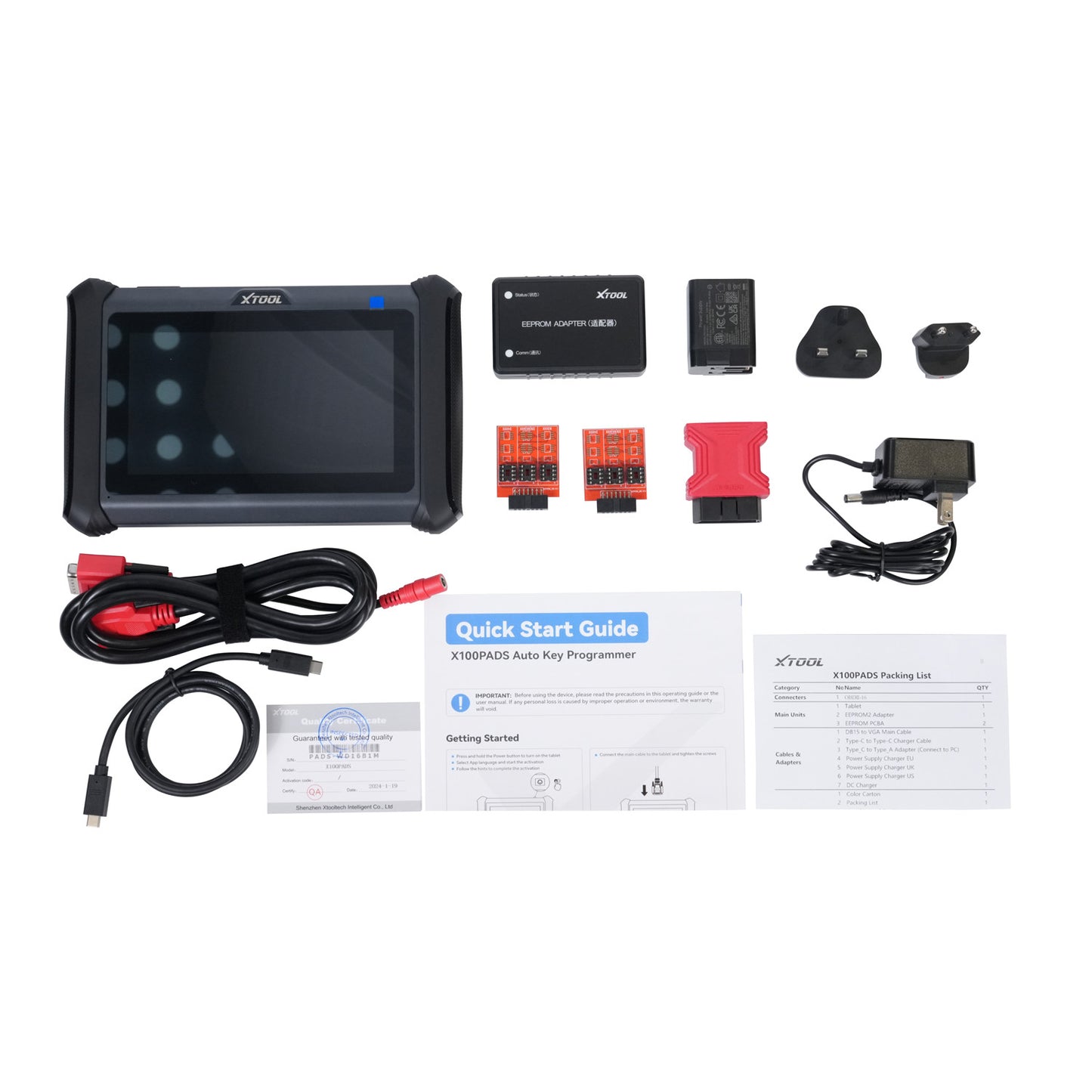 XTOOL X100PADS Auto Key Programmer