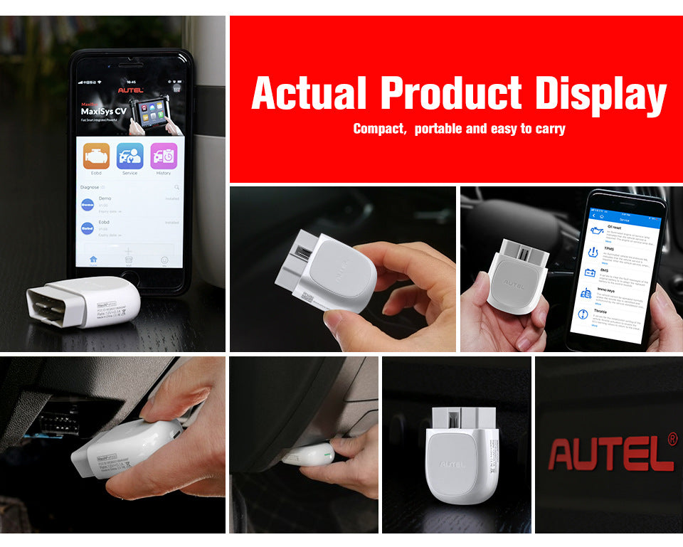 Autel AP200 – Scanner OBD2 Bluetooth pour Diagnostic Complet et Réinitialisations Automobiles