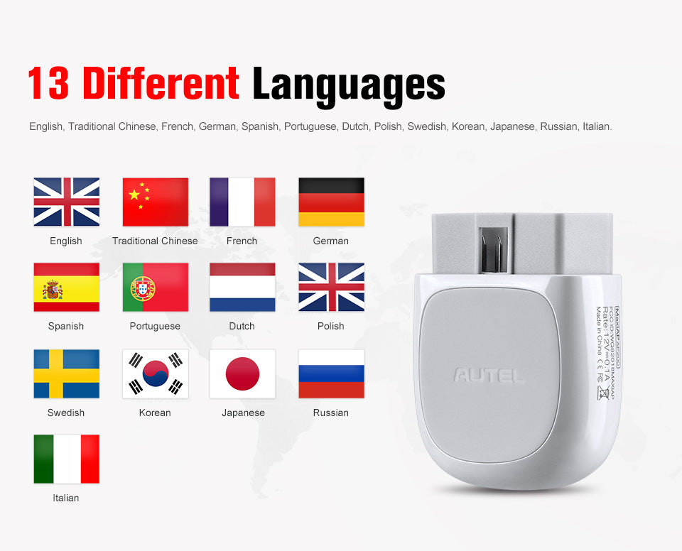 Autel AP200 – Scanner OBD2 Bluetooth pour Diagnostic Complet et Réinitialisations Automobiles