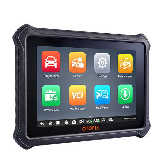 جهاز OTOFIX D1 اللوحي للتشخيص - ماسح ضوئي كامل النظام مع تحكم ثنائي الاتجاه ورقم تعريف المركبة التلقائي