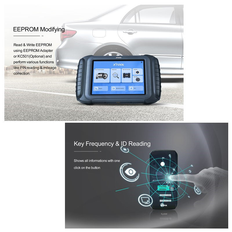 XTOOL X100 PAD Elite II + KC501 | 2-in-1 Key Programmer & IMMO Diagnostic Tool Set