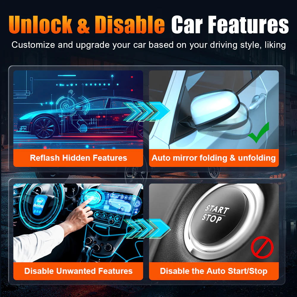 XTOOL D9HD Smart Diagnostic System, Car & Light & Heavy Duty Truck Diagnostic Tool
