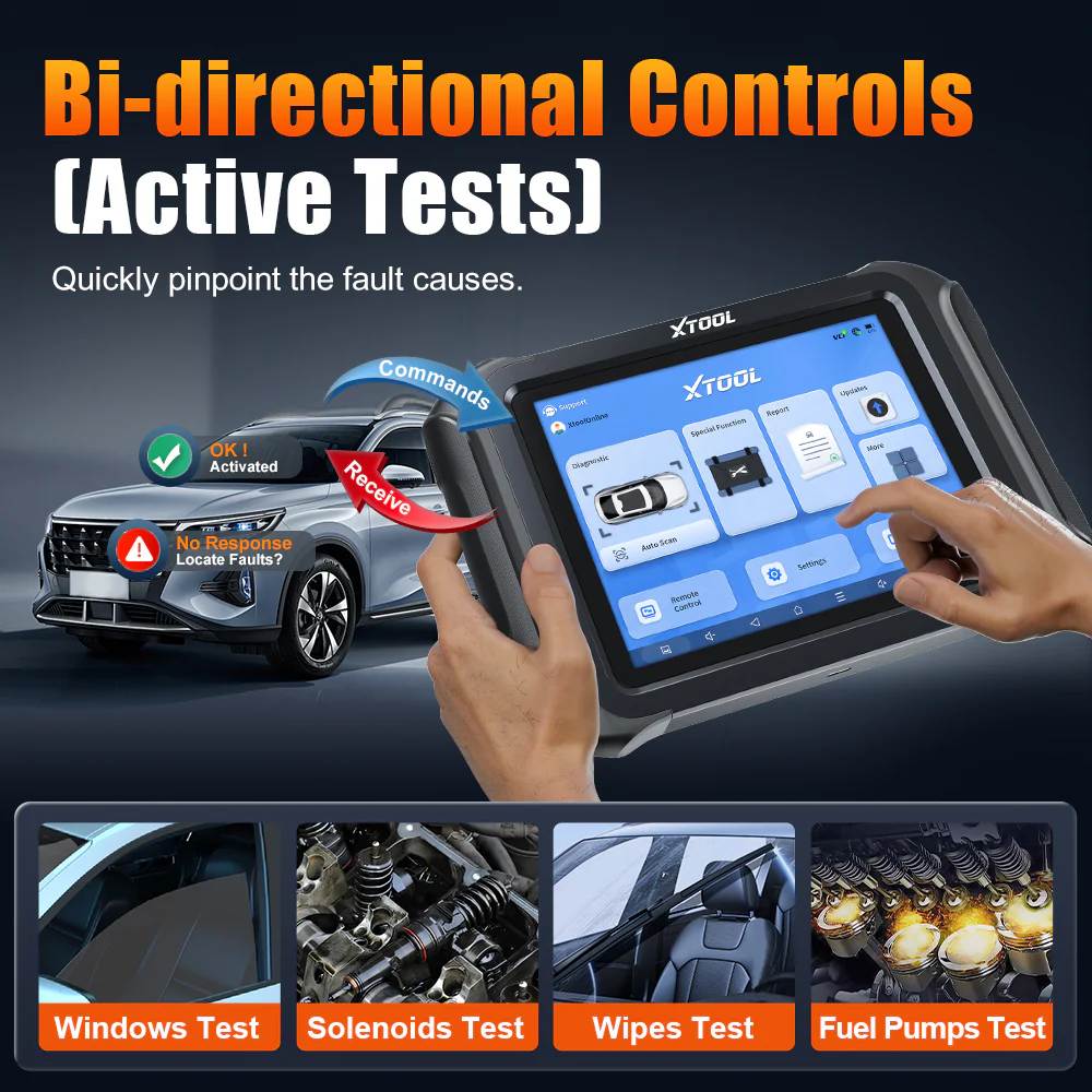 XTOOL D9HD Smart Diagnostic System, Car & Light & Heavy Duty Truck Diagnostic Tool